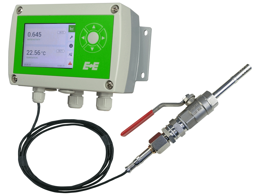 High-End moisture in oil transmitter with multifuctional display