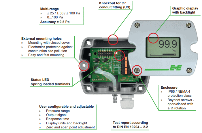 EE211 Wall Mount Humidity/Temperature Transmitter for High Humidity an