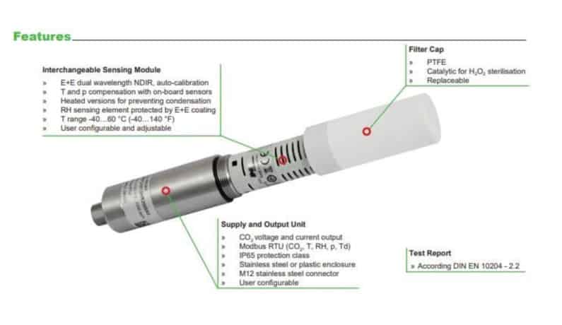 EE872 Modular CO2 Probe